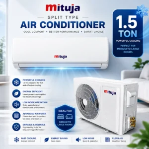 window mounted air conditioner with remote control white (copy)